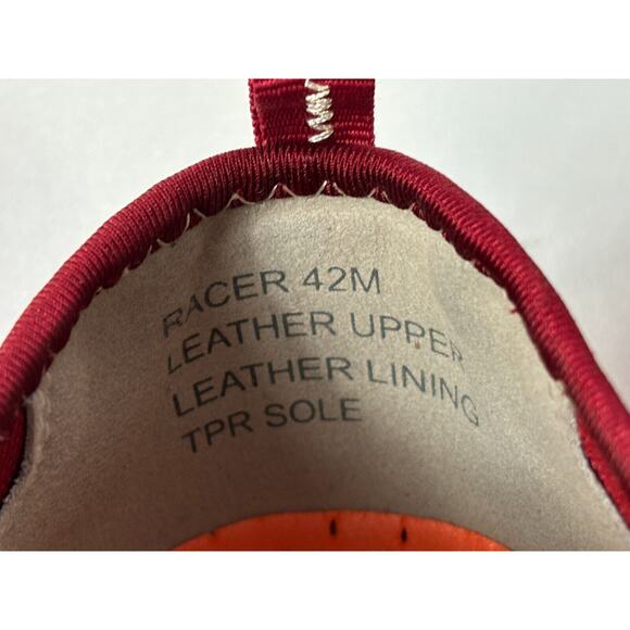 Spring Step Racer Womens Size EU 42M /US 10.5-11 Leather Upper Walking Shoes Red - Picture 9 of 11